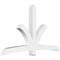 Ekena Millwork Davenport Architectural Grade PVC Gable Bracket, 96"W x 56"H x 6"D x 6"F, 14/12 Pitch GBP096X56X0606DAV00 - alternate 1